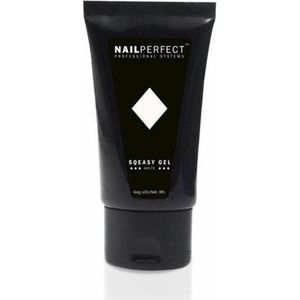 Sqeasy Poly Gel - White - Maak Acryl / Gel Nagels - Nail Perfect - 60gr