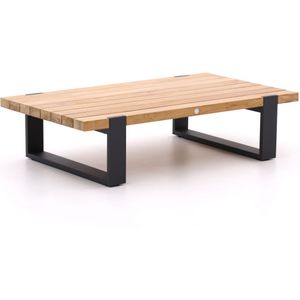 SUNS Nardo lounge tuintafel 140x80x35cm , Grijs - Antraciet,Natural Teak ,  Aluminium  , 140x80cm