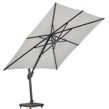 Parasol Suns Palmoli Matt White / Camel Sand 300 x 300 cm