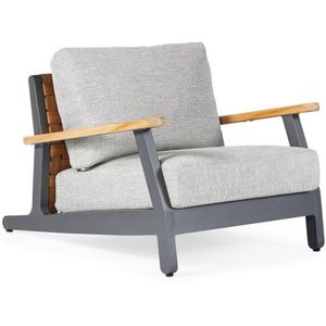 SUNS | Loungestoel Siena | MRG | Soft Grey Mixed Weave