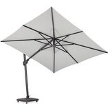 Parasol Suns Palmoli Matt White / Camel Sand 300 x 400 cm