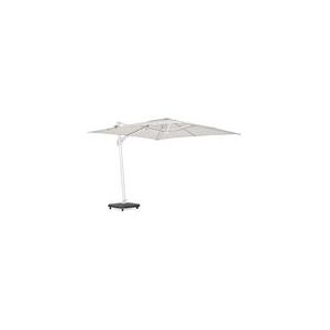 Parasol Suns Palmoli Matt White / Camel Sand 300 x 400 cm