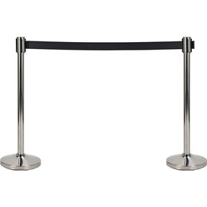 2x Afzetpaal Avalon Brushed Stainless Steel