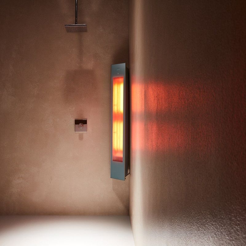 Sunshower Solo - Infrarood Verwarming - Aluminium - Glasplaat
