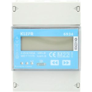 Kwh meter 3 fase din direct 80a puls kopen? | Korting tot 34