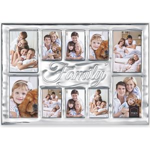 Relaxdays fotolijst - 6 foto's - 3D-look - 10x15 cm
