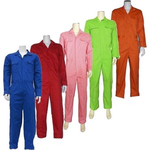 Toprock - Kinderoverall - Blauw - Polyester/Katoen - Met Ritssluiting en Vele Handige Zakken
