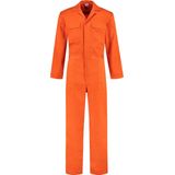 Overall polyester/katoen oranje maat 44
