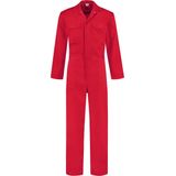 Overall - Rood - Werkoverall - Polyester/Katoen - 260 grams/m2