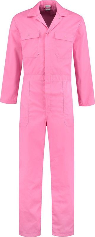 Overall polyester/katoen roze maat 46