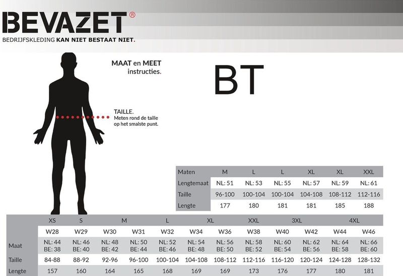 Overall - Wit - Polyester/Katoen - Volwassenen - 260 grams/m2