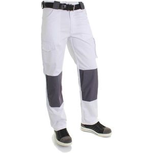 Top Rock Werkbroek WBC6040-006 katoen/poly - Wit - 59