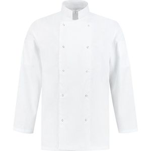 EM Kitchen Koksbuis polyester / katoen Wit maat M / 48-50