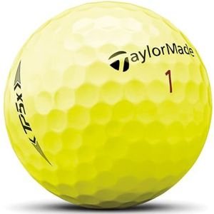 TaylorMade TP5X Yellow golfballen, uniseks, geel, eenheidsmaat