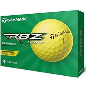TaylorMade Rbz Soft Dozijn golfballen (2019), geel, 2