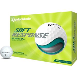 TaylorMade Soft Response Golfballen 2022 - Wit - 12 Stuks