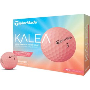 TaylorMade Kalea Ladies Golfballen 2022 - Perzik - 12 Stuks