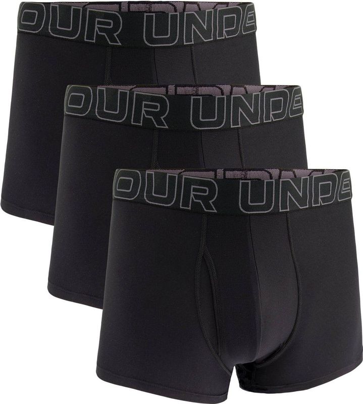 Under Armour Boxershorts Set van 3 - Nauwsluitend - Zwart