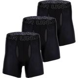 Under Armour - Performance Tech - Boxer Briefs - Zwart - 3 Pack, Ademend, Gerecycled Polyester