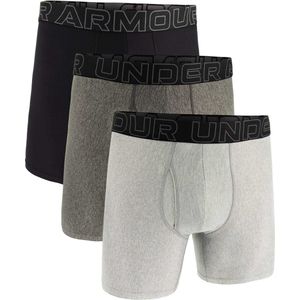 Under Armour Boxershorts Heren - Zwart/Donkergrijs/Grijs