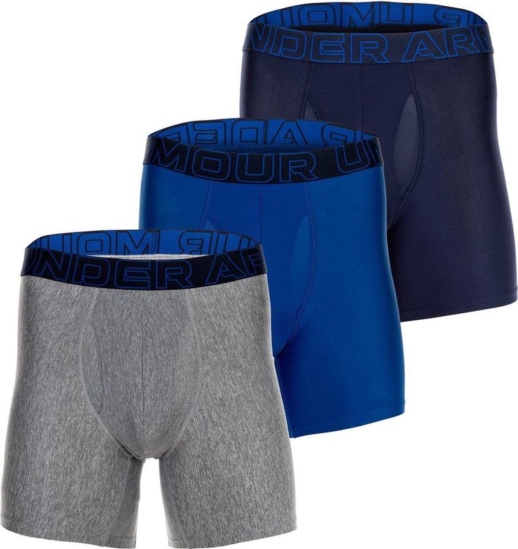 Under Armour - Performance Tech - Boxershorts - Zwart - Polyester - 3 Pack
