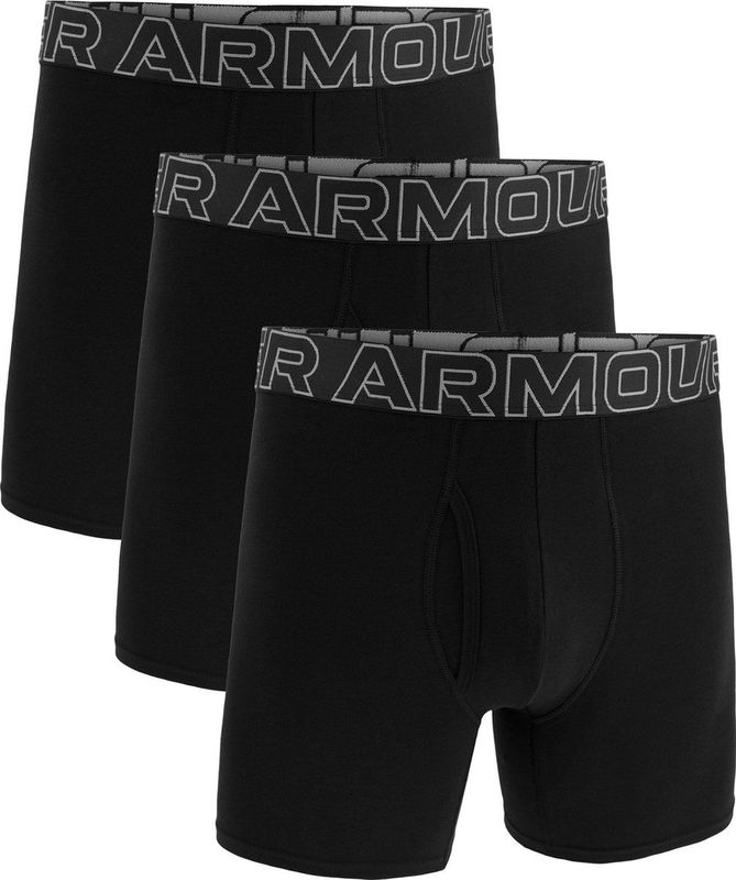 Performance Cotton Boxerjock 6in 3 pack 001 Size : SM