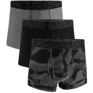 Men's Under Armour Performance Tech 3"" 3 Pack Print/Solid Boxer Briefs