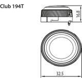 JBL Club 194T - Autospeakers - 3/4” Inch (19mm) Edge-Driven Dome Tweeters - 150Watt - Set van 2