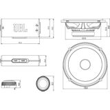 JBL Club 64C 2-weg Inbouwluidsprekerset 210 W Inhoud: 1 Set(s)