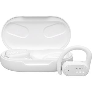 JBL Soundgear Sense, Wireless Bluetooth Open-Ear Headphones, Waterproof with Comfortable Fit, in White