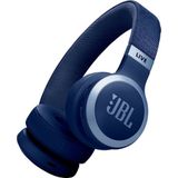 JBL Live 670 NC Draadloze On-Ear-Koptelefoon met Noise Cancelling-technologie en een batterijlevensduur tot 65 uur, in blauw