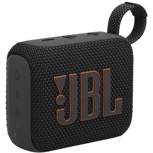 JBL - Go 4 - Bluetoothspeaker - Zwart - Draagbaar - Waterdicht