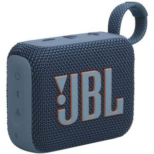 JBL Go 4 Bluetoothspeaker - Blauw - Draagbaar - Waterbestendig