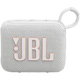 JBL - Go 4 - Bluetoothspeaker - Wit - Draadloos - Water- en stofbestendig