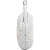 JBL - Clip 5 - Bluetoothspeaker - Wit - Draadloos - Compact