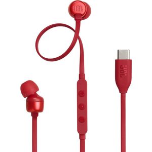 JBL - Tune 310C - Bedrade Oordopjes - Rood