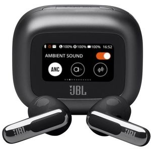 JBL Live Flex 3 - Volledig Draadloze Oordopjes - Zwart - Hi-Res Audio