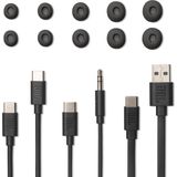 JBL Tour Pro 3 - Volledig draadloze noise-cancelling oordopjes met Smart Charging Case - Black