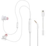 JBL - Quantum 50C - Gaming Oortjes - Wit - USB C - Surround Sound