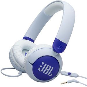 JBL Junior 320 - Bedrade On-Ear Koptelefoon - Blauw - JBL Safe Sound