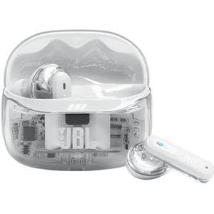 JBL Tune Beam 2, Wireless Noise Cancelling Bluetooth Earbuds met 48 uur afspeeltijd, IP54 Water- en Stofbestendig, Multi-Point Verbinding, In-Ear en Ergonomisch Design, in Ghost Wit