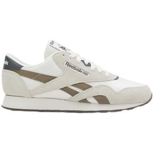 Reebok CLASSIC NYLON Heren Sneakers - Wit/Zand - Maat 44