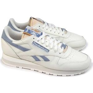 Reebok Unisex Classic Leather Sneakers, Ftwwht Pugry3 Pugry2, 41 EU