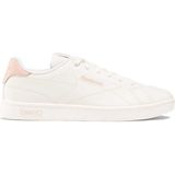 Reebok Dames Court Clean Sneaker, krijt/PINSTU/MAAN, 6.5 UK, Krijt Pinstu Moonst, 40 EU