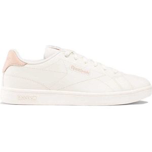 Reebok Dames Court Clean Sneaker, krijt/PINSTU/MAAN, 6.5 UK, Krijt Pinstu Moonst, 40 EU