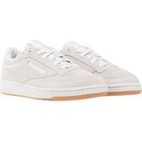 Sneakers - CLUB C 85 - Gevoerd - Leer - Suède - Ronde Neus