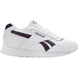 Reebok Glide Unisex Sneaker, Ftwwht Vecnav Vecred, 40.5 EU