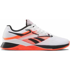 Reebok Nano X4 Sneaker voor dames, Ftwwht Zwart Orgfla, 38.5 EU