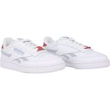 Reebok - Club C Revenge - Dames Sneaker - Roze - Koraal- en Lichtblauwe Accenten