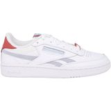 Reebok - Club C Revenge - Dames Sneaker - Roze - Koraal- en Lichtblauwe Accenten